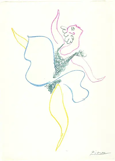 Dancer 1954 Pablo Picasso